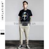 INF Draped Cutaway Plain Color t Shirt thumbnail-2
