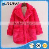 Lamb Fur Lining Faux Fur Winter Girl Clothing.man-made Fur Coat thumbnail-4