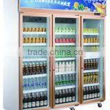 Golden Color Luxury Beverage Display Cabinet thumbnail-1
