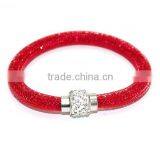 Hot Sale Fashion Multi-color Bio Magnetic Stardust Bracelet,mesh Crystal Charm Bracelet thumbnail-5