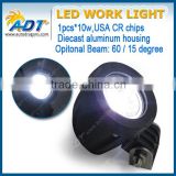 2 inch 10W CR-EE LED Work Light Spot Lamp Off Road Car Truck Boat ATV SUV 4W 12V 24V 32V