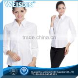 Product Promotion hot sale polyester/cotton demin shirts for women