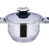 High Quality Cooking Pots 16pcs Stainless Steel Thermometer Cookware Set thumbnail-5