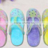 2015 High Quality Plastic Sole Sandals.printing Flowers Gril Clogs.casual Ladies Fashion Shoes thumbnail-2