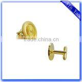 Directly Factory Custom Make Die Struck Brass Gold Cufflink