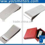 Silver Plating Steel Blank Money Clip thumbnail-1
