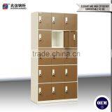 15 Door Stainless Steel Wardrobe Multi-door Clothes Cabinet Locker With 5 Layers thumbnail-4