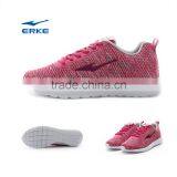 ERKE Wholesale Dropship Breathable Fly Knitted Mesh China Brand Womens Sports Running Shoes thumbnail-6