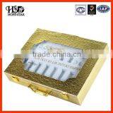 Customized Paper Luxury Pure Golden Cosmetic Box thumbnail-2