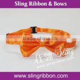 3.5 Inch Orange Satin Ribbon Tie thumbnail-1