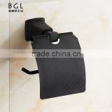 12133 simple black zinc bathroom fittings modern paper holder