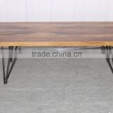 Industrial Iron Wood Coffee Table