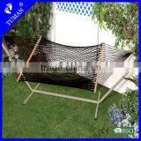 Garden Swing Nylon Rope Hammock With Stick