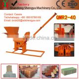 Hot sale shengya german technology QMR2-40 manual interlocking brick machines China product