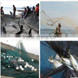 fishing net roll/ multifilament material fishing net ,Sardines Fishing Net: 210D/4ply *9-9,2mmsq*1000md*100m black,cast net mesh