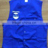 Vest For Supermarket Clerk Work Uniform Vests With Pockets & Front Button thumbnail-1