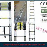 2m 7 Steps EN131 Extension Aluminum Telescopic Ladder thumbnail-4
