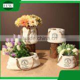 Printemps Creative Countryside Simulation Pocket Handbag Fancy Decoration Vase With Rope thumbnail-1