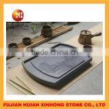 2016 Mongolia White Metal Stone Tea Plate Made in China thumbnail-4