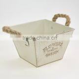 Cheap Home & Garden Outdoor Hanging Galvanized Metal Bucket Vase thumbnail-2