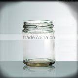 230ml Clear Candle Glass Jar With Cap thumbnail-1