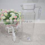 800ml Stripe Square Galss Kettle With Plastic Lid Glass Jug With Lid thumbnail-1