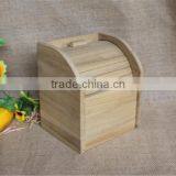Factory Price Vintage Solid Wooden Remote Storage Box With Sliding Cover thumbnail-6
