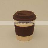 9oz 280ml Bamboo Fiber To-go Coffee Cup thumbnail-1