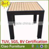 High End Patio Garden Rattan Furniture Teak Wood Dining Table thumbnail-1