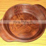Round Wooden Small Bowl,Food Serving Bowls For Kitchen,Wooden Serving Bowl,Wooden Salad Serving Bowl thumbnail-1