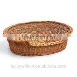 Pet Wicker Dog Bed Basket thumbnail-3