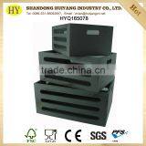 Custom Shabby Chic Wooden Storage Crate Without Lid thumbnail-1