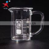 Mini 25ml Pyrex Glass Beakers With Handle thumbnail-1