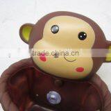Monkey Shaped Sucker Type PVC Toothbrush Holder thumbnail-3