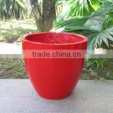 Fiberstone Pots, Polystone Planter, Fiberglass, Glossy Fiberstone With Lightweight and Durable for Flower and Garden Pots thumbnail-1