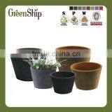Decorative Garden Pot Plant From Greenship/ 20 Years Lifetime/ Lightweight/ UV Protection/ Eco-friendly thumbnail-1