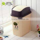 Hot Selling Practical Square Dustbin With Flip Lid thumbnail-2