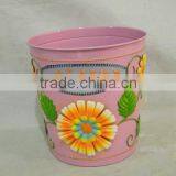 YS13121 Garden Flower Small Metal Flower Pot Made in Xiamen With Size 11.5X6X20.5" thumbnail-1