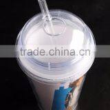 Resusable PS Clear Plastic Cup With Dome Lids For Juice thumbnail-2