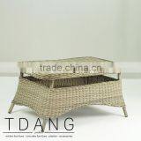 Hanna Wicker Table- Garden Outdoor Rattan Coffee Table thumbnail-1
