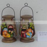 Ceramic Nativity Set With Lantern thumbnail-3
