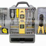 LB-350 69pcs Yellow and Black Handle Tool Kit Hand Tool Set in Blow Plastic Case