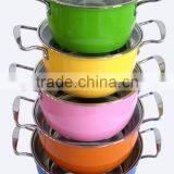Hot Sale 6pcs 8pcs 10pcs Set Stainless Steel Cookware thumbnail-1