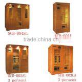 Red Cedar Far Infrared Solid Wooden Sauan Room ,customized Indoor Sauan Room thumbnail-4
