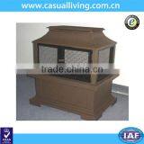 Patio Wood Burning Metal Fireplace Heater Bowl thumbnail-1