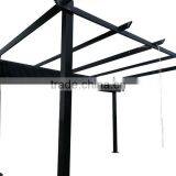 10x13 Feet Black Outdoor Metal Canopy Grape Trellis Pergola thumbnail-6