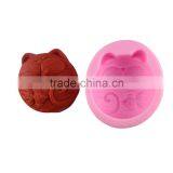 Food Grade Silicone Mold DIY Handmade Soap Mold Art Soap Mold Cake Decoration - Cat and Fish 1688 Agent thumbnail-2