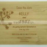 Wooden Laser Wedding Card Save the Date /invitation Card thumbnail-2