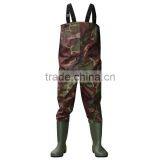 camo waterproof wader chest nylon wader