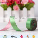 Wholesale Cheap Two Color Printed Double Sided Polyester Satin Ribbon for Sale thumbnail-3